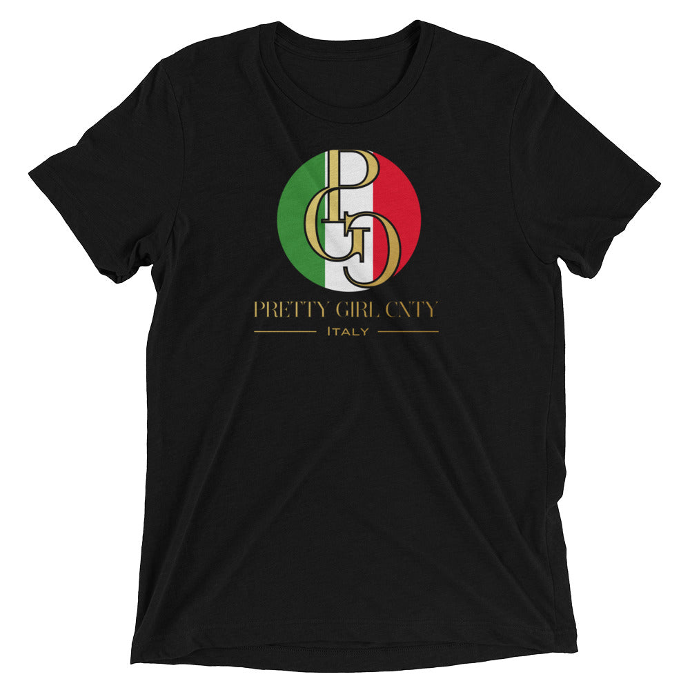 G/C Short-Sleeve Unisex Tri-Blend T-shirt Italy Gold