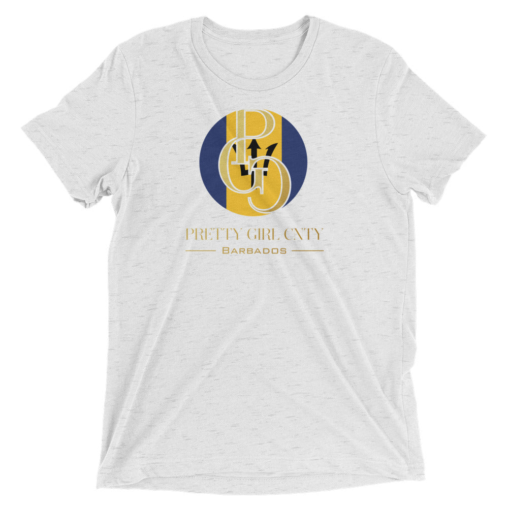 G/C Short-Sleeve Unisex Tri-Blend T-shirt Barbados Gold