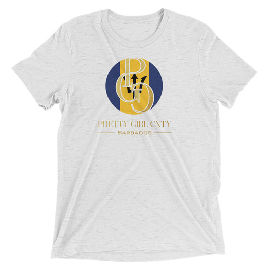 G/C Short-Sleeve Unisex Tri-Blend T-shirt Barbados Gold