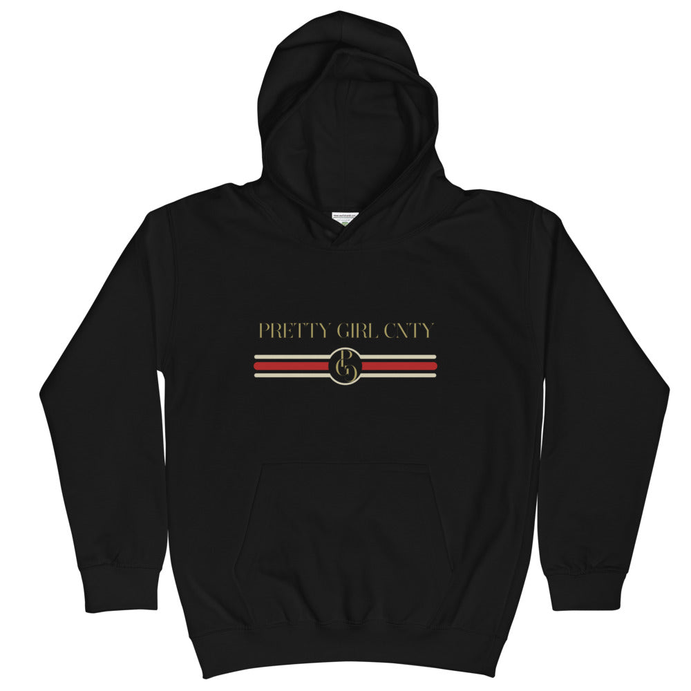 S/C Kids Hoodie Stripes Red & White