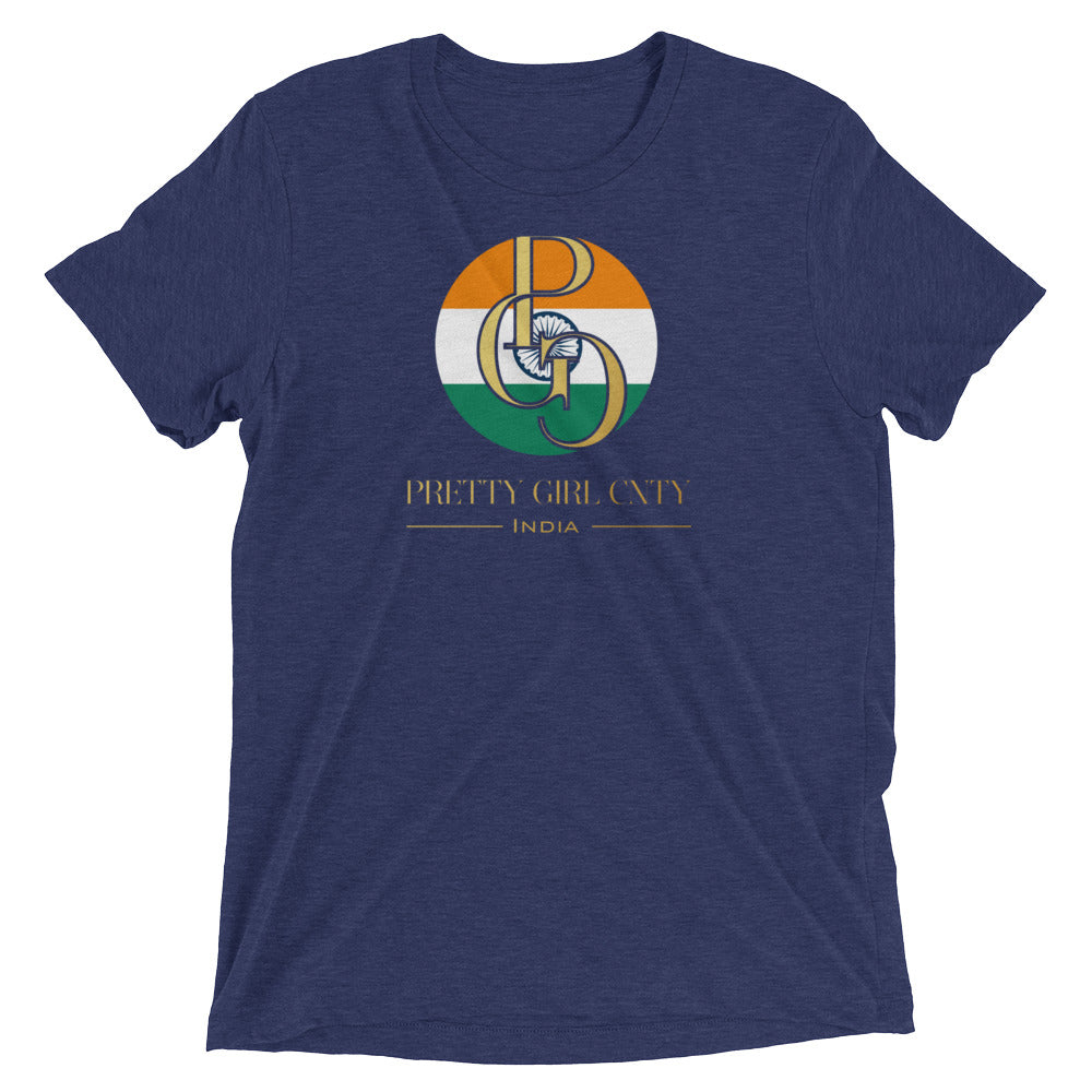 G/C Short-Sleeve Unisex Tri-Blend T-shirt India Gold