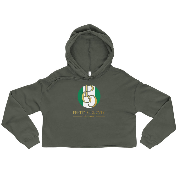 G/C Women’s Crop Hoodie Nigeria Gold