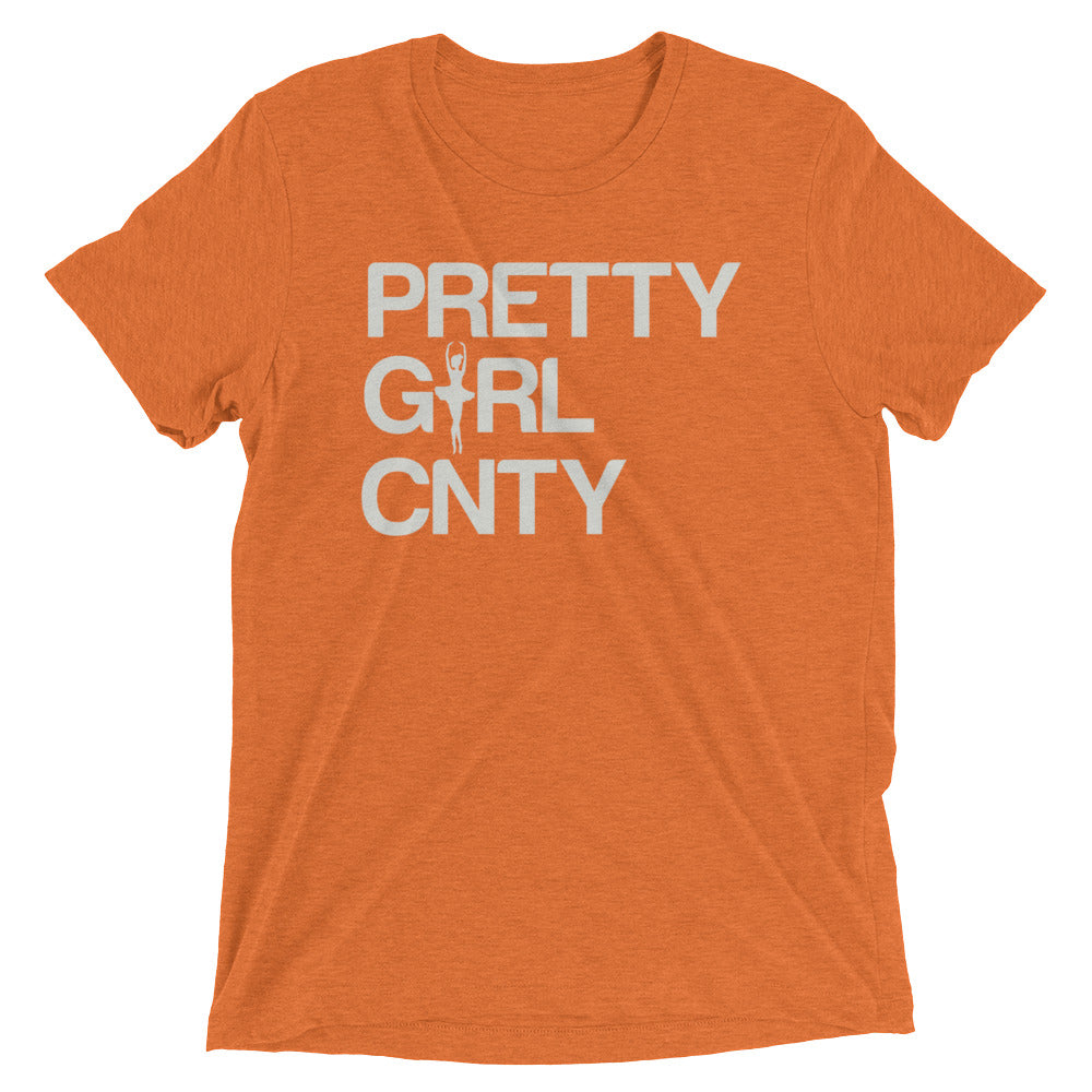 B/C Short-Sleeve Unisex Tri-Blend T-shirt Ballerina Text White