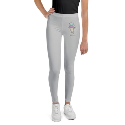 B/C Junior Light Grey Leggings Cartoon Ice Cream