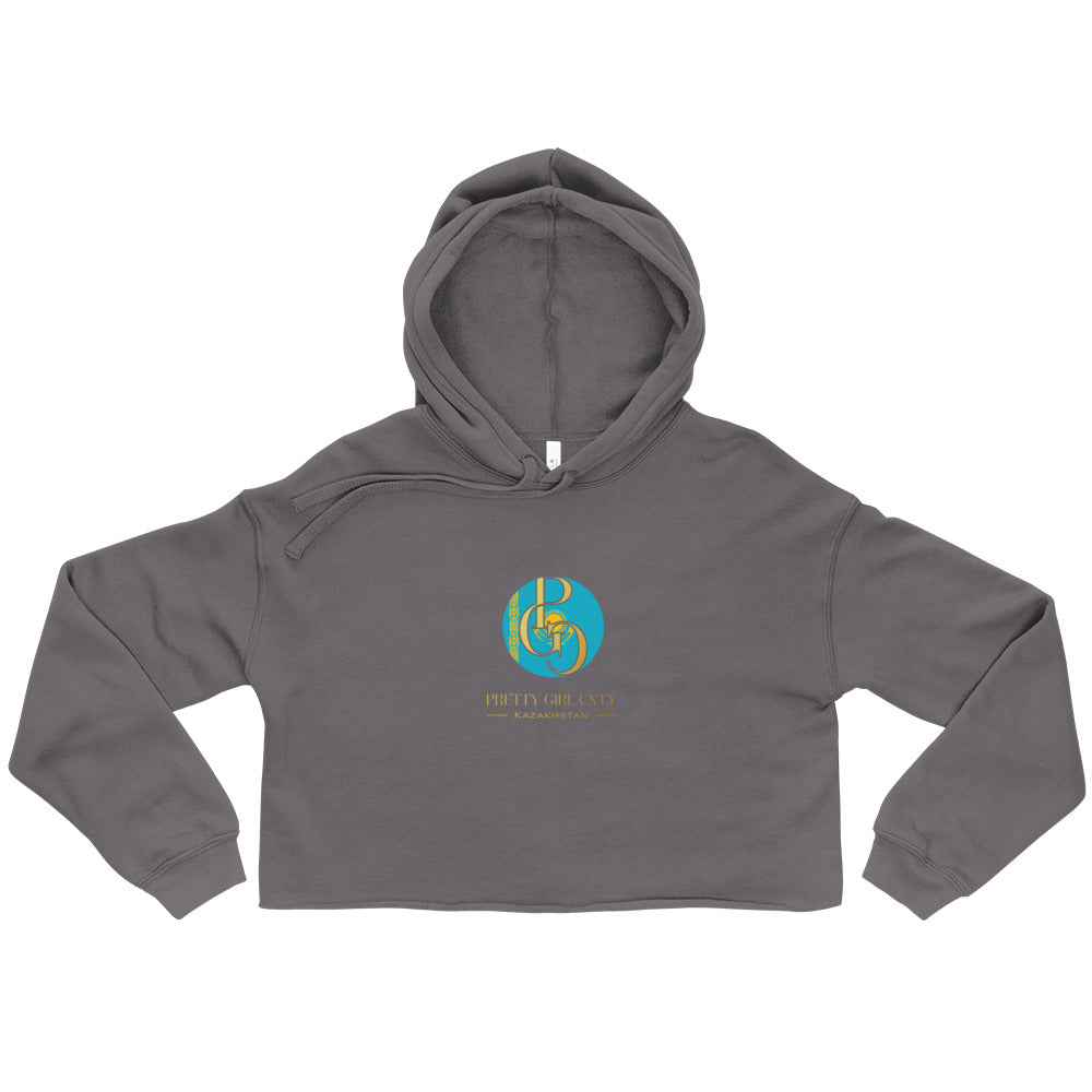 G/C Women’s Crop Hoodie Kazakhstan Gold