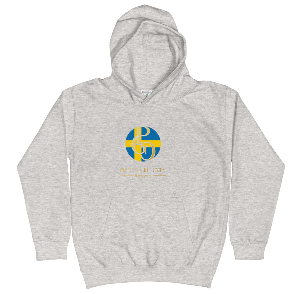 G/C Kids Hoodie Sweden Gold