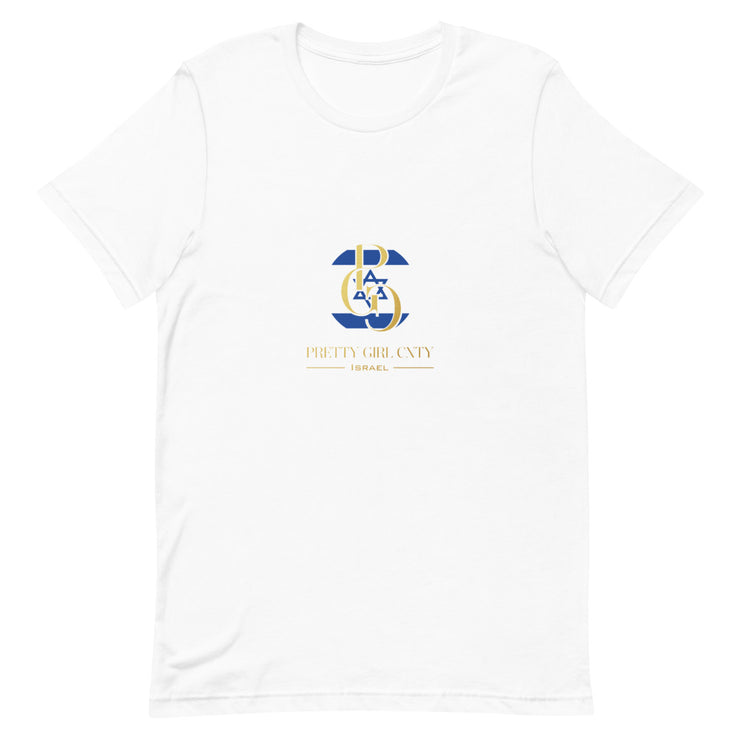 G/C Short-Sleeve Unisex T-shirt Israel  Gold