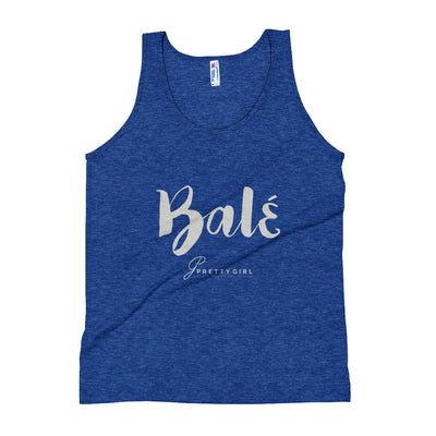 B/C Unisex Tri-Blend Tank Top Bale White