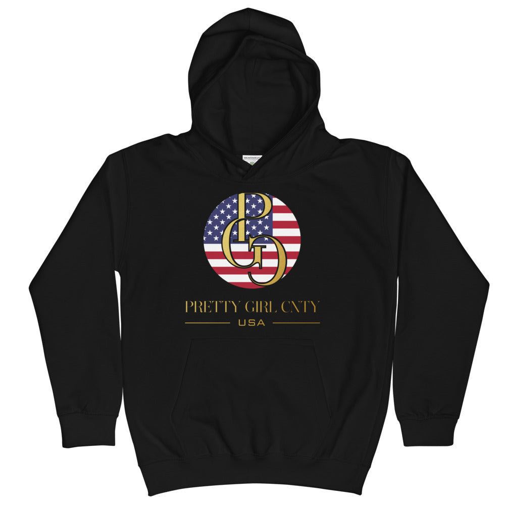 G/C Kids Hoodie USA Gold