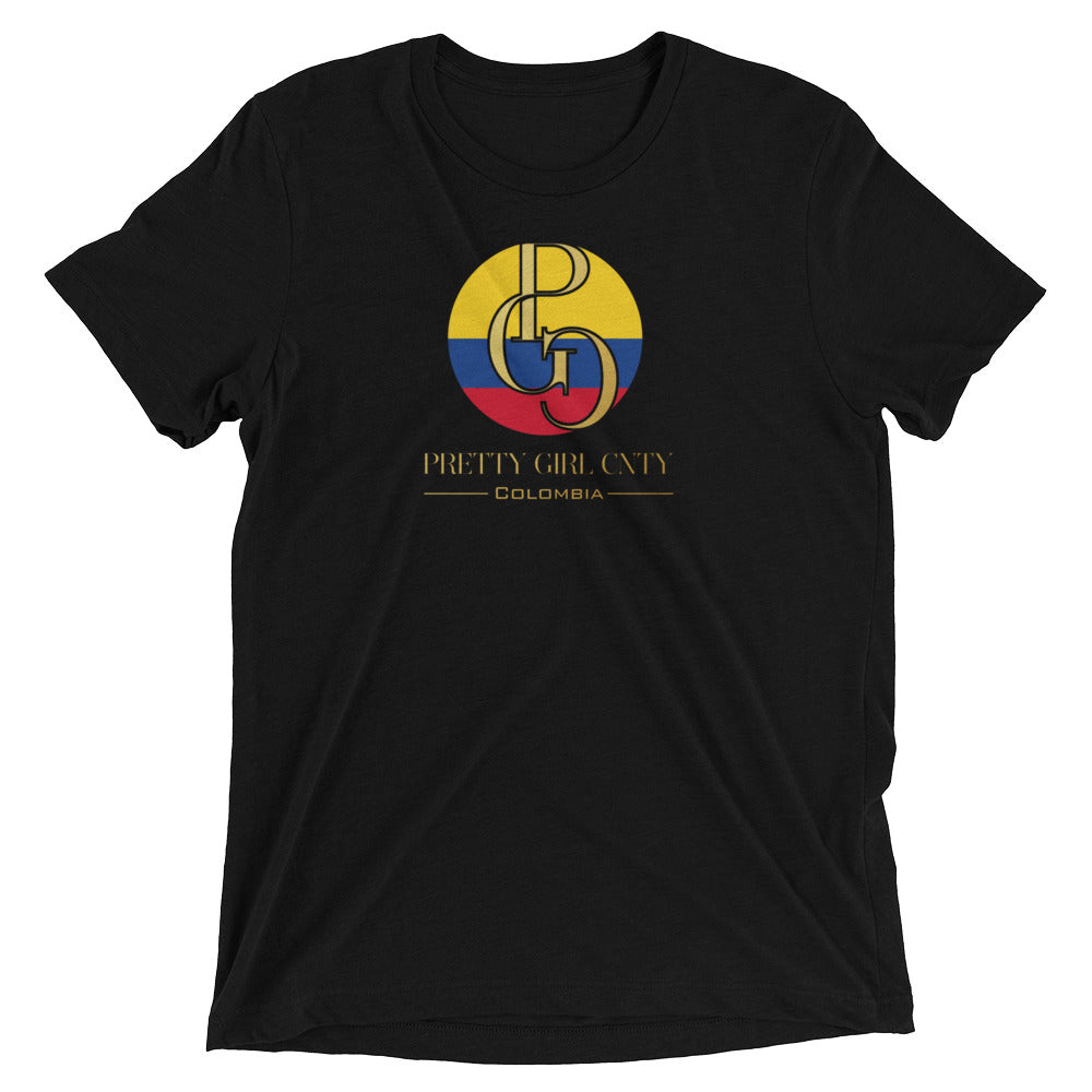 G/C Short-Sleeve Unisex Tri-Blend T-shirt Colombia Gold