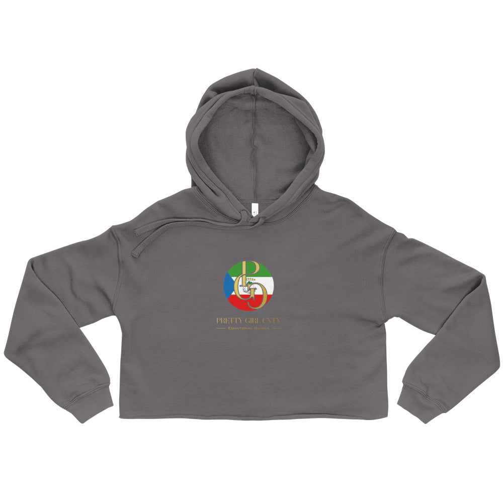 G/C Women’s Crop Hoodie Equatorial Guinea  Gold