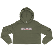 S/C Crop Hoodie Pretty Pink Rectangle