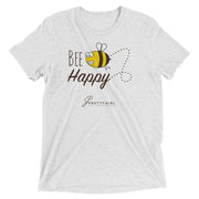 B/C Short-Sleeve Unisex Tri-Blend T-shirt Cartoon Bee