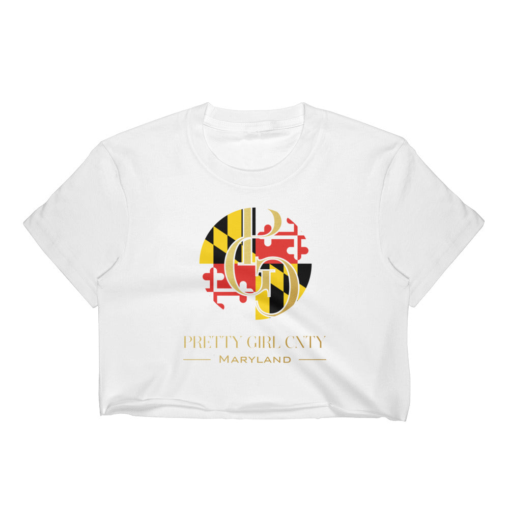 S/C Women’s Crop Tee Maryland Gold