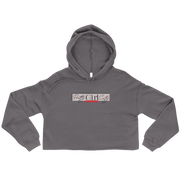 S/C Crop Hoodie Pretty Pink Rectangle