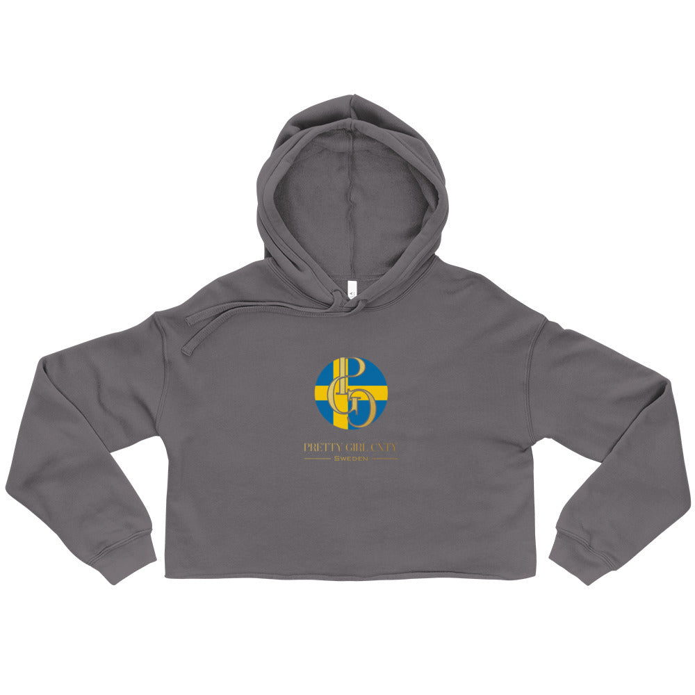 G/C Women’s Crop Hoodie Sweden Gold