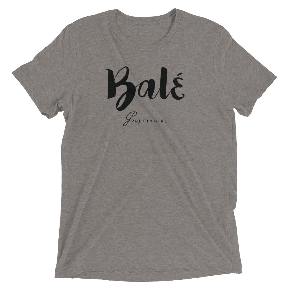 B/C Short-Sleeve Unisex Tri-Blend T-shirt Bale Black