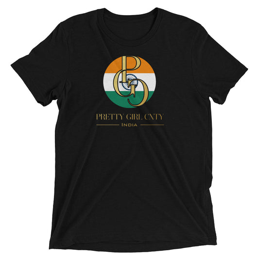 G/C Short-Sleeve Unisex Tri-Blend T-shirt India Gold