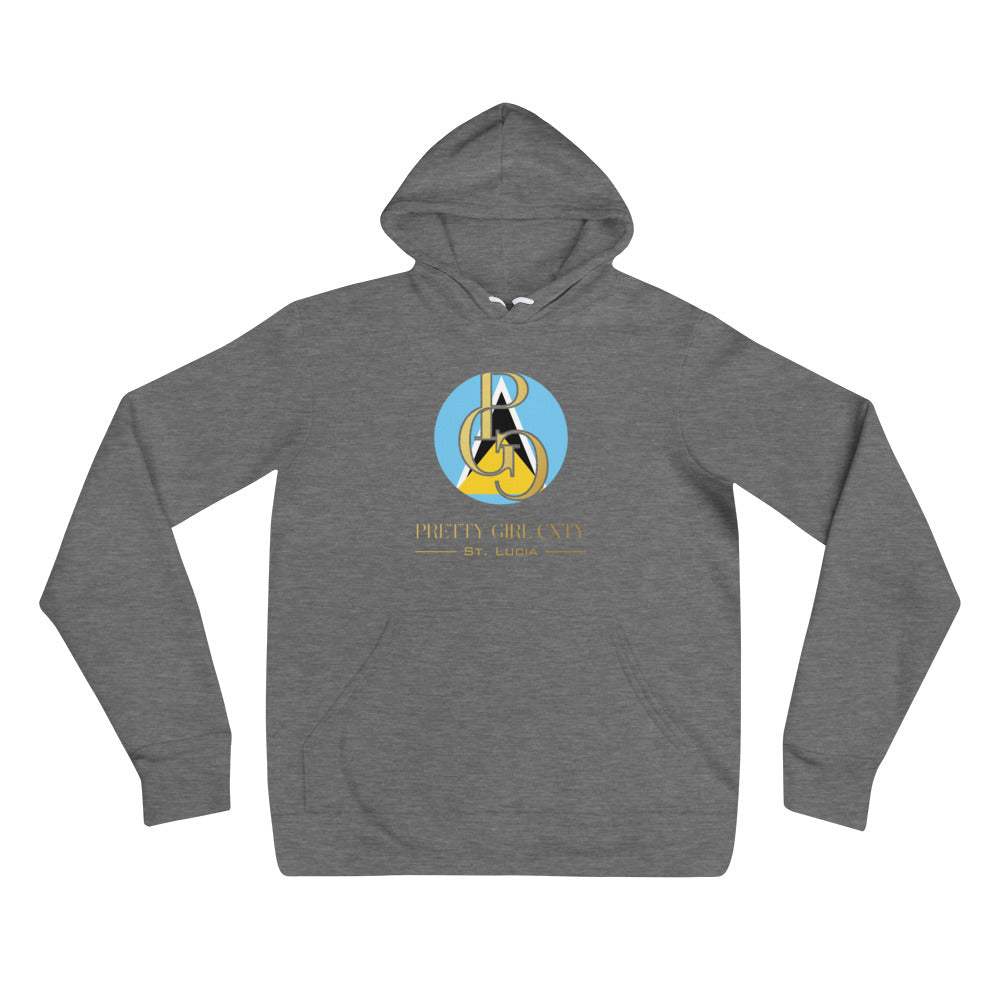 G/C Unisex Hoodie St. Lucia Gold