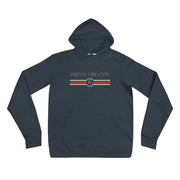 S/C Unisex Hoodie Stripes Red & White