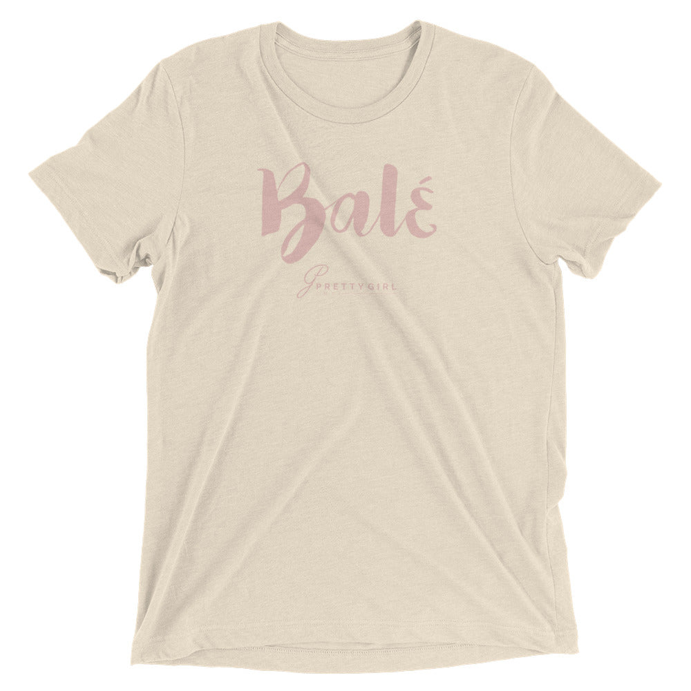 B/C Short-Sleeve Unisex Tri-Blend T-shirt Bale Pink