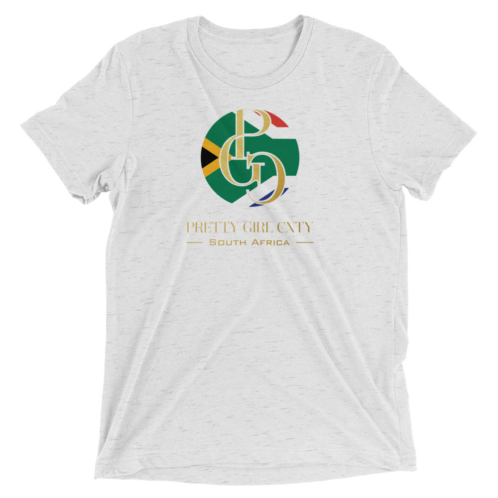 G/C Short-Sleeve Unisex Tri-Blend T-shirt South Africa Gold
