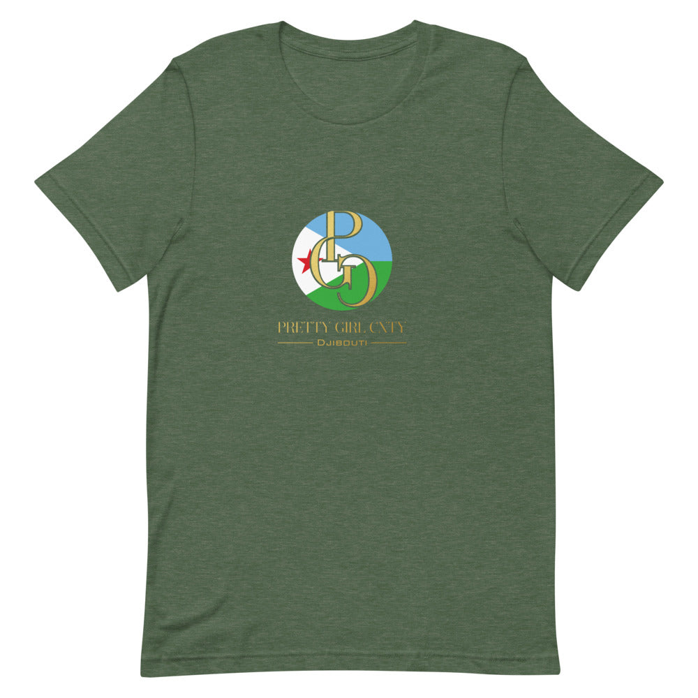 G/C Short-Sleeve Unisex T-shirt Djibouti Gold
