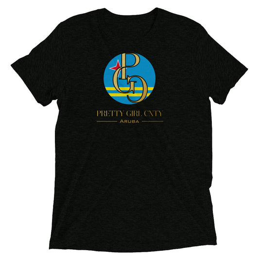 G/C Short-Sleeve Unisex Tri-Blend T-shirt Aruba Gold