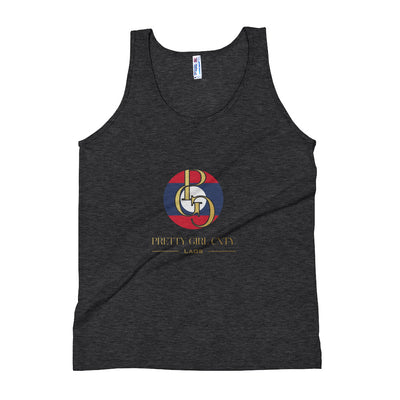 G/C Unisex Tri-Blend Tank Top Laos Gold