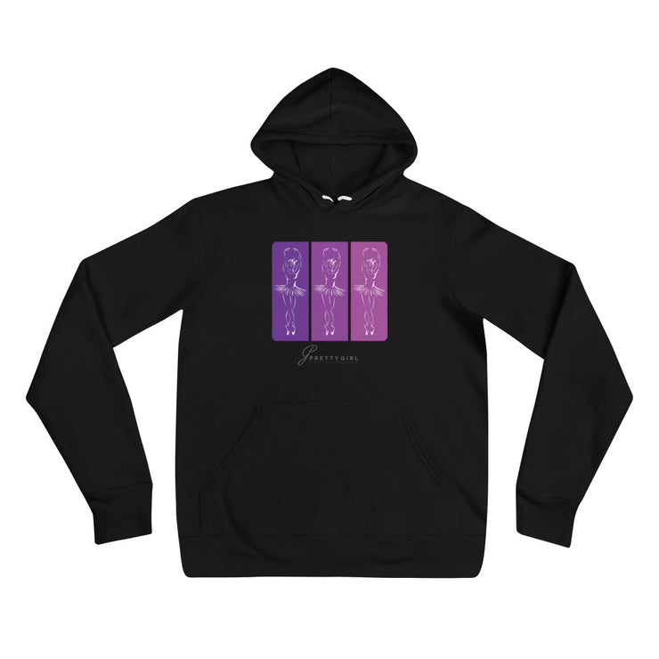 B/C Unisex Hoodie 3 Ballerinas