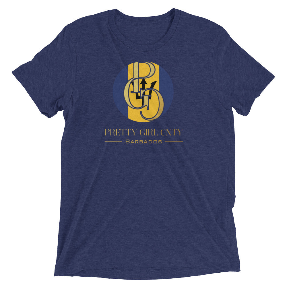 G/C Short-Sleeve Unisex Tri-Blend T-shirt Barbados Gold