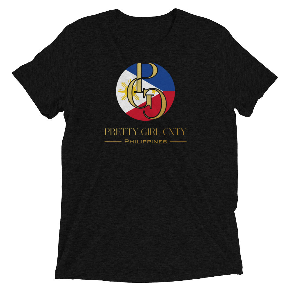 G/C Short-Sleeve Unisex Tri-Blend T-shirt Philippines Gold
