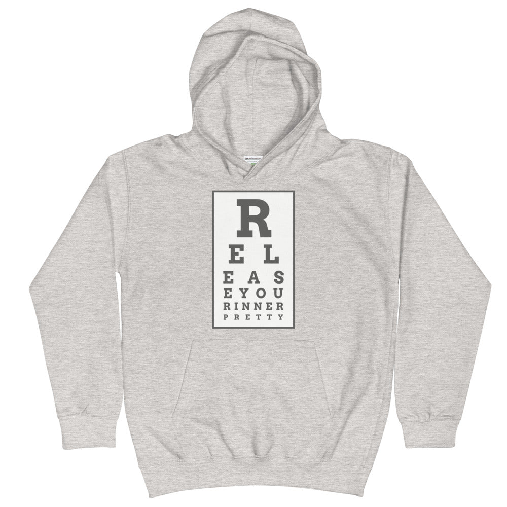 S/C Kids Hoodie Eye Chart Grey