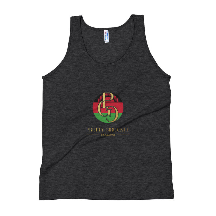 G/C Unisex Tri-Blend Tank Top Malawi Gold