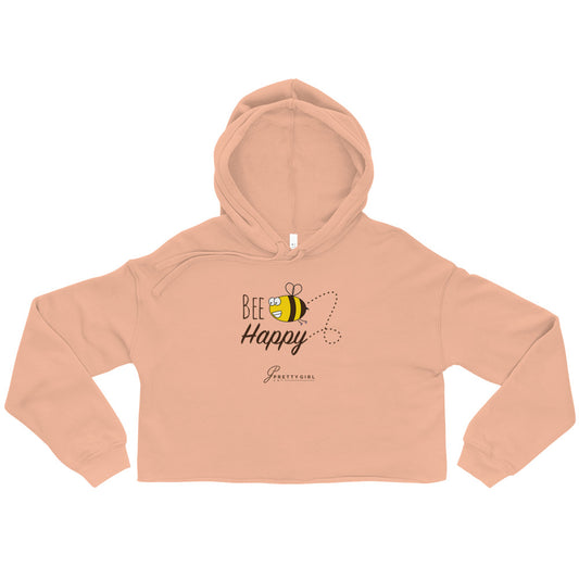 B/C Women’s Crop Hoodie Cartoon Bee