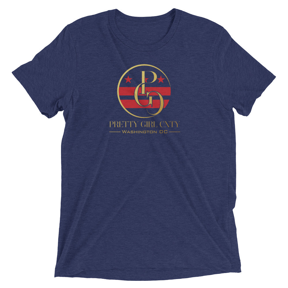 S/C Short-Sleeve Unisex Tri-Blend T-shirt Washington Gold