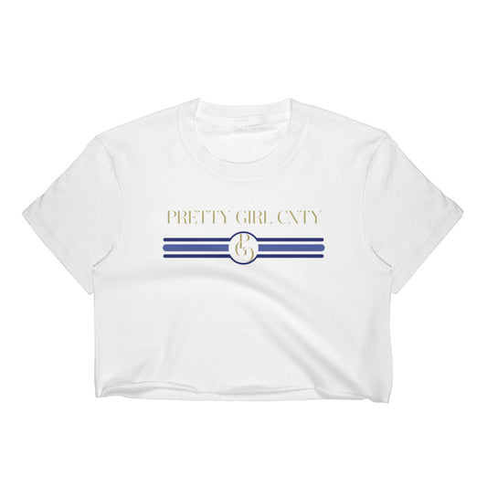 S/C Women’s Crop Tee Stripes Blue