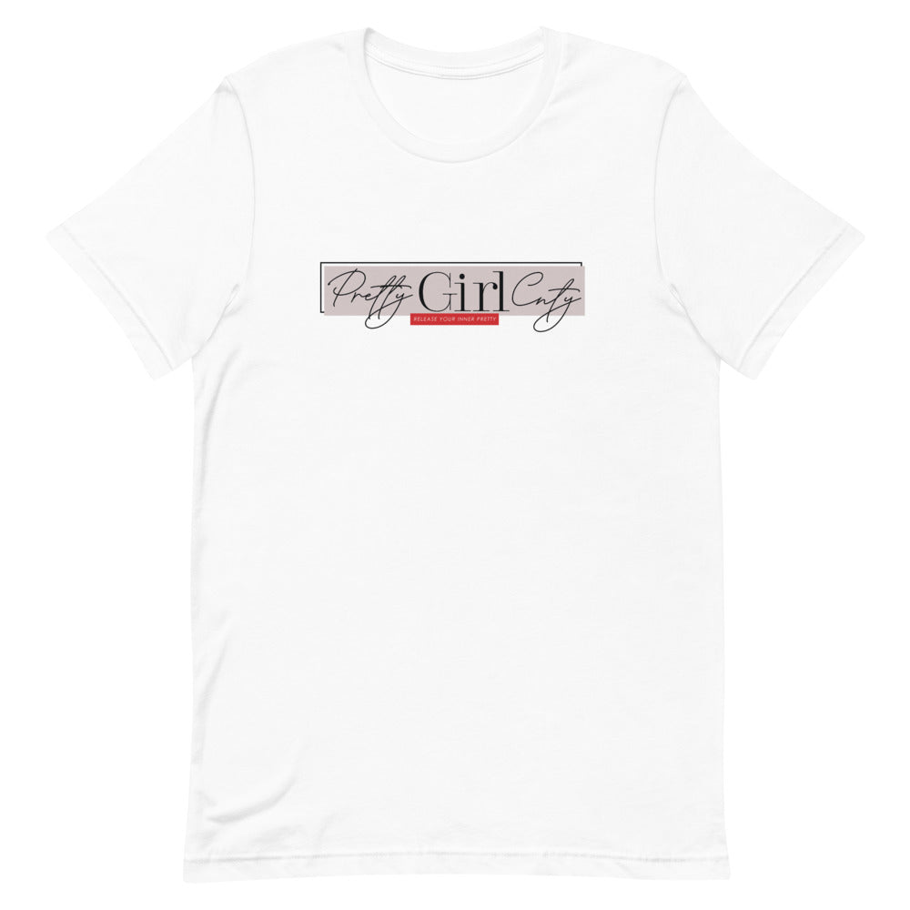 S/C Short-Sleeve Unisex T-Shirt Pretty Pink Rectangle
