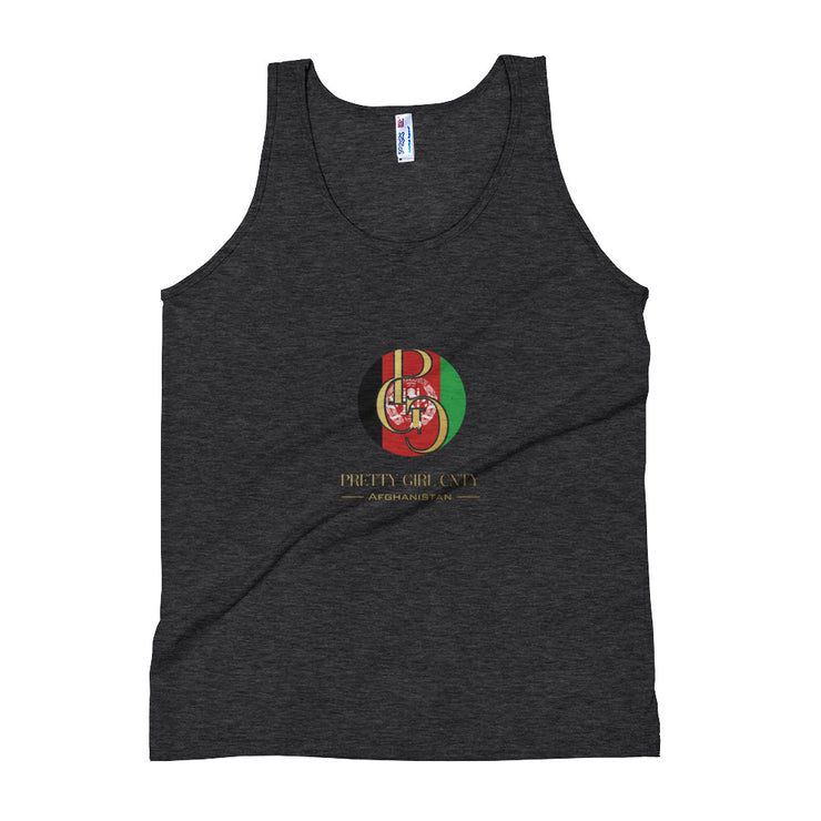 G/C Unisex Tri-Blend Tank Top Afghanistan Gold