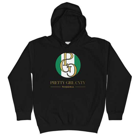 G/C Kids Hoodie Nigeria Gold
