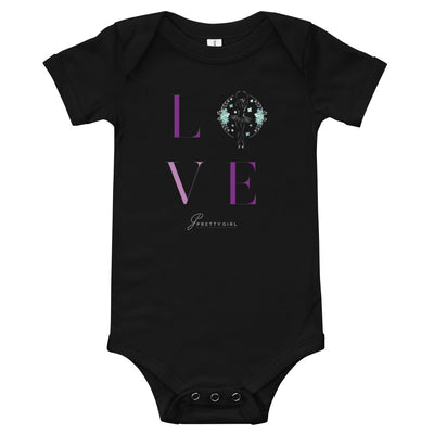 B/C Short sleeve baby bodysuit Love Logo LT