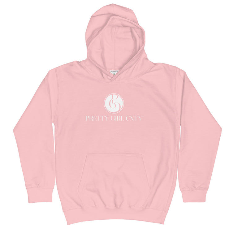 S/C Kids Hoodie Signature Logo White