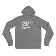B/C Unisex Hoodie Ballerina Text White