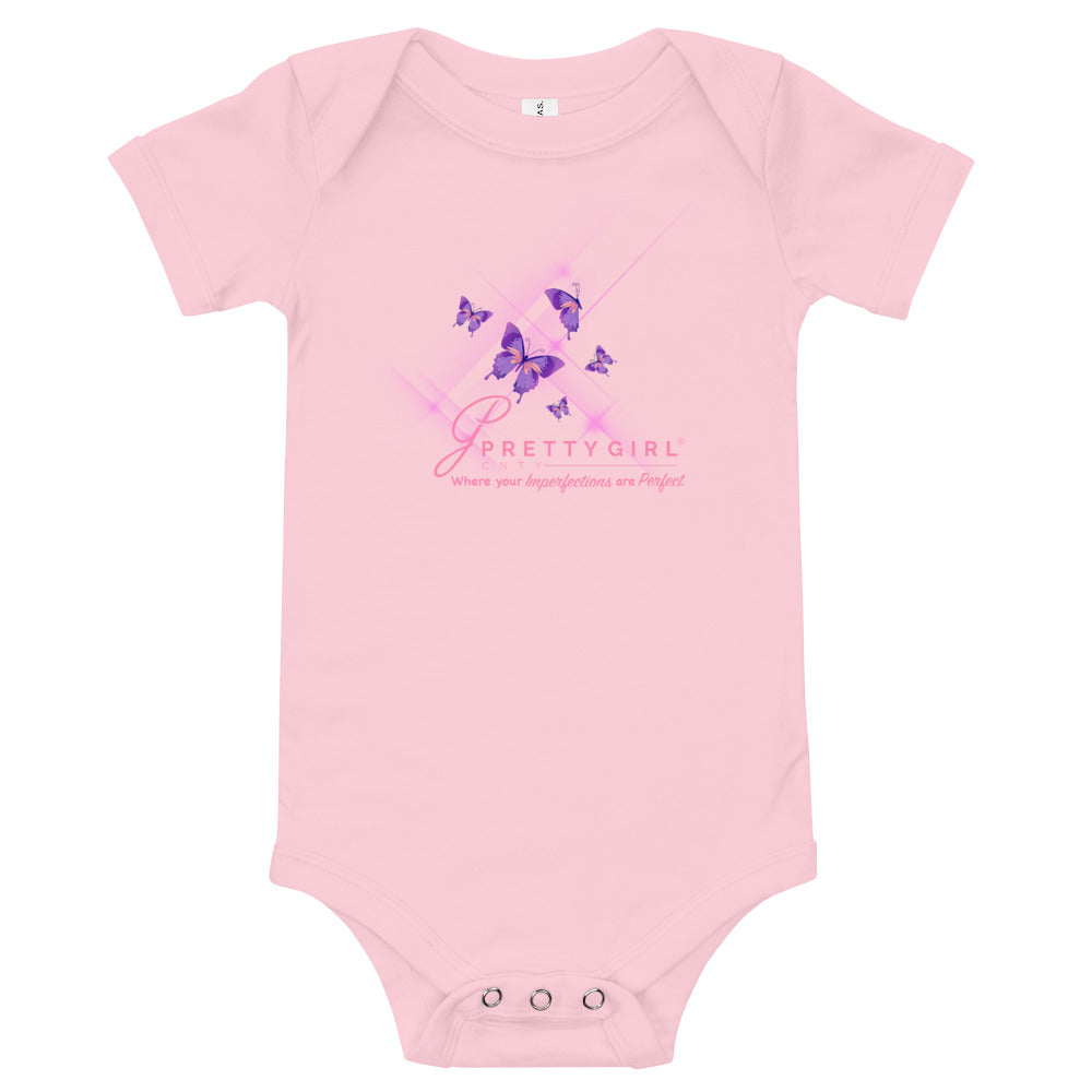 B/C Short sleeve baby bodysuit Butterflies Rising