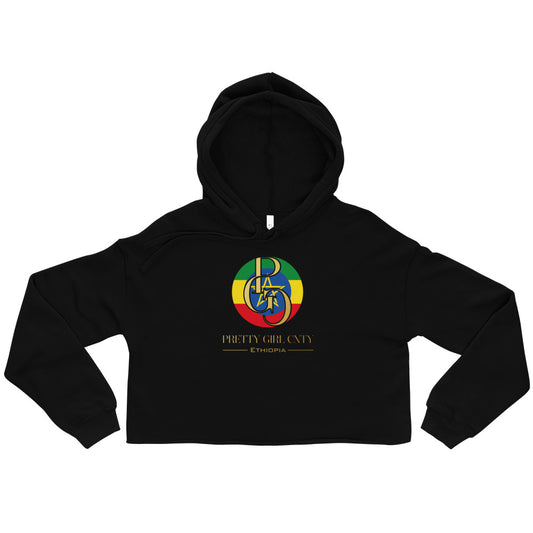 G/C Women’s Crop Hoodie Ethiopia Gold