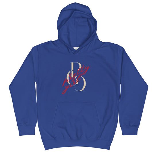 S/C Kids Hoodie Vandal Logo Beige