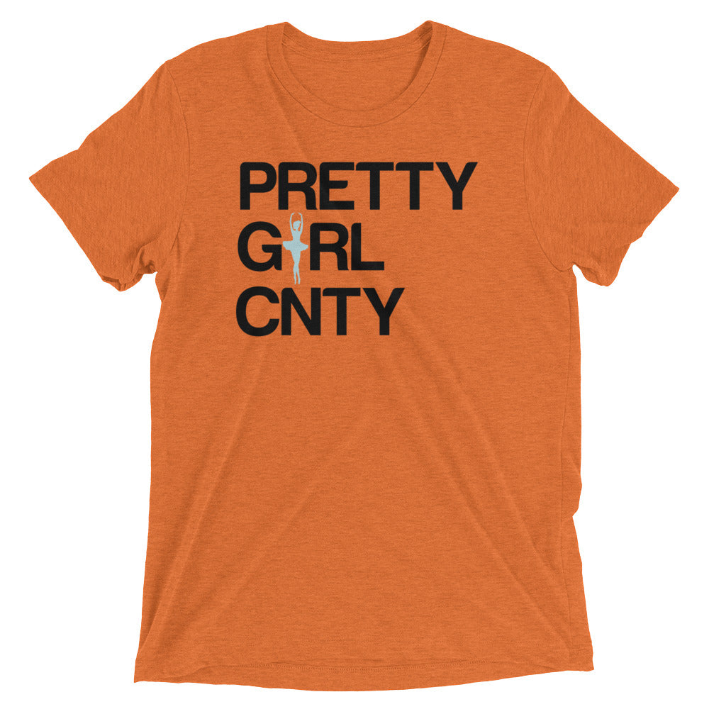 B/C Short-Sleeve Unisex Tri-Blend T-shirt Ballerina Text Black