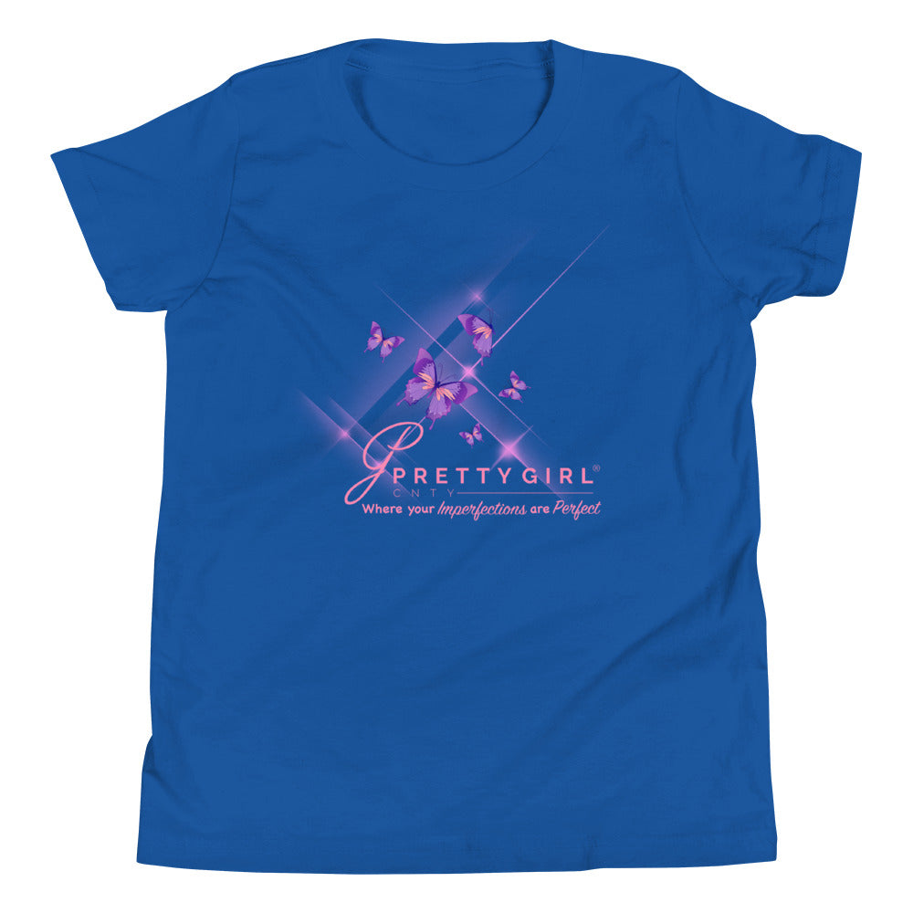 B/C Youth Short Sleeve T-Shirt Butterflies Rising