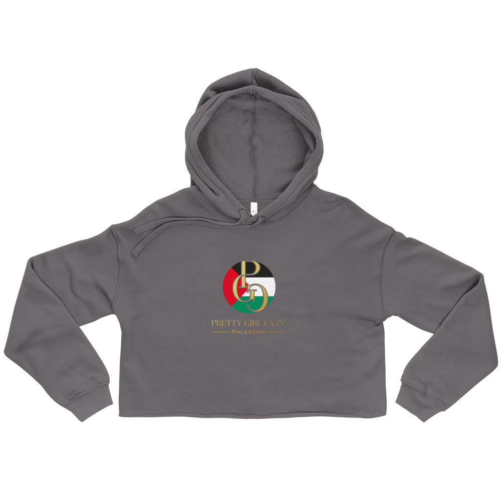 G/C Women’s Crop Hoodie Palestine Gold