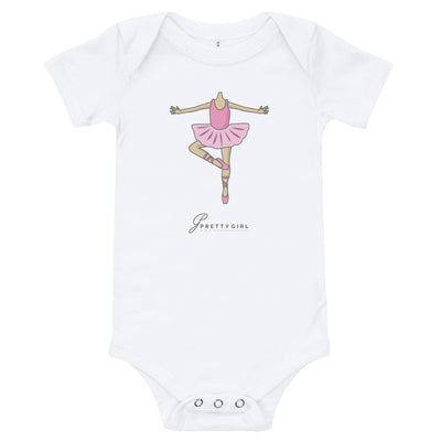 B/C Short sleeve baby bodysuit Ballerina Body 2DT